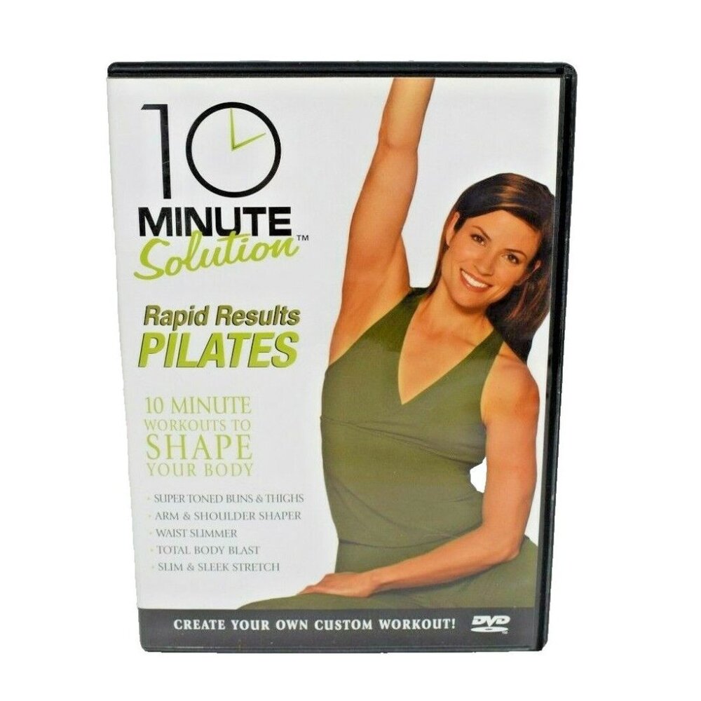 Anchor Bay 10 Minute Solution: Rapid Results Pilates DVD, 2006 Tone and Shape